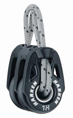 Harken 18mm Fly 2-schijfsblok Default