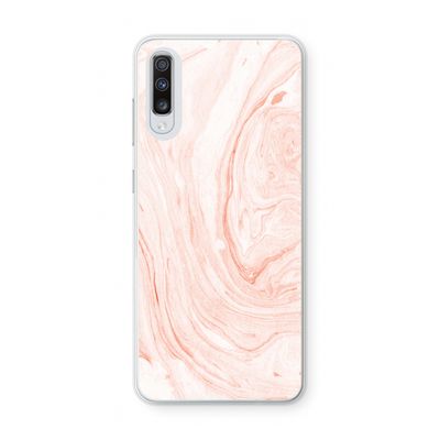 Peach bath: Samsung Galaxy A70 Transparant Hoesje