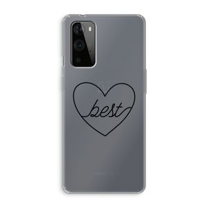 Best heart black: OnePlus 9 Pro Transparant Hoesje
