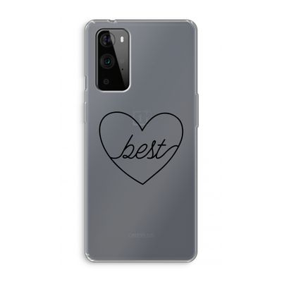 Best heart black: OnePlus 9 Pro Transparant Hoesje