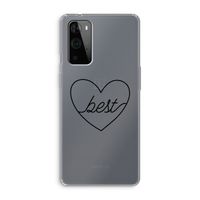 Best heart black: OnePlus 9 Pro Transparant Hoesje