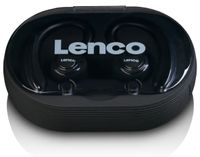Lenco EPB-460BK hoofdtelefoon/headset Hoofdtelefoons True Wireless Stereo (TWS) oorhaak Sporten Micro-USB Bluetooth Zwart - thumbnail