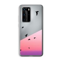 Fly away: Huawei P40 Pro Transparant Hoesje
