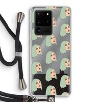 King Kylie: Samsung Galaxy S20 Ultra Transparant Hoesje met koord