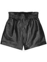 Ba&Sh short Aglae en cuir - Noir