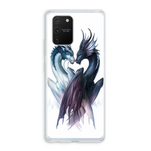 Yin Yang Dragons: Samsung Galaxy S10 Lite Transparant Hoesje