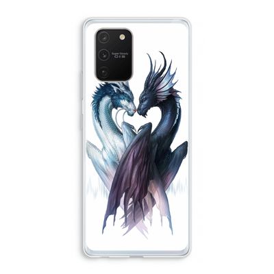 Yin Yang Dragons: Samsung Galaxy S10 Lite Transparant Hoesje