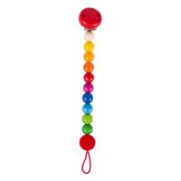 Goki houten fopspeenketting regenboog