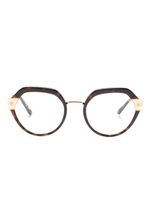 Kaleos lunettes de vue rondes Ball 3 - Marron