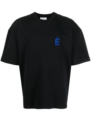 Études Studio t-shirt à logo poitrine imprimé - Noir