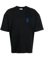 Etudes t-shirt à logo poitrine imprimé - Noir