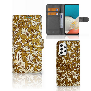 Wallet Case Samsung Galaxy A53 Barok Goud