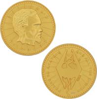 The Elder Scrolls Collectable Coin - Septim Misty Gold Edition