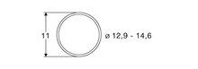 roco 40070 Traction tyres for DC locomotives. For wheels with diameter 12.9-14.6 mm.1 (pcs/stuks/Stück)