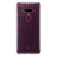 Moroccan stripes: HTC U12+ Transparant Hoesje