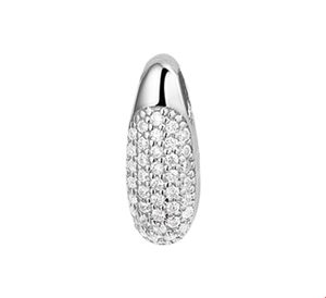 TFT Hanger zilver gerhodineerd zirkonia 17 x 6,5 mm