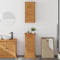 Badkamermeubelset met plank VIGO 2 pcs Bruin en Honingbruin