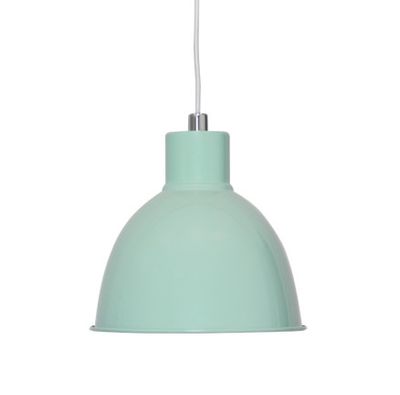 Hanglamp Pop E27 Pastel groen glanzend wit snoer