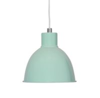 Hanglamp Pop E27 Pastel groen glanzend wit snoer - thumbnail
