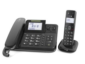 Doro Comfort 4005 Analoge-/DECT-telefoon Zwart Nummerherkenning