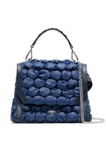 Lancel sac à bandoulière en cuir à design bulle - Bleu