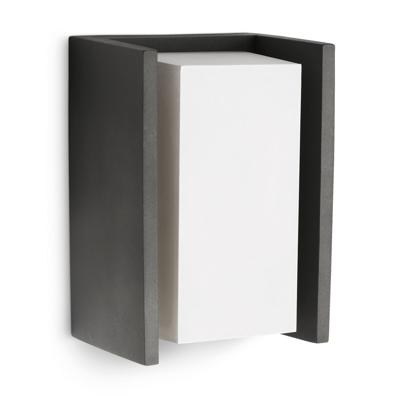 Wandlamp Philips Bridge 970 Lm Antraciet Donker grijs Roestvrij staal Aluminium 15 W E27