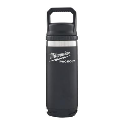 Milwaukee PACKOUT™ 532 ml fles met deksel zwart - 4932493992