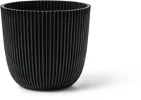 Capi groove bloempot 28x27 cm zwart