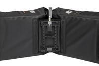 Newlooxs Varo waterdichte dubbele fietstas zwart/grijs 40l - mik