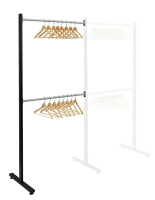 AANBOUW JASSENREK 1 METER ZWART (1346)