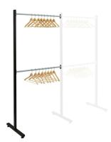 AANBOUW JASSENREK 1 METER ZWART (1346)