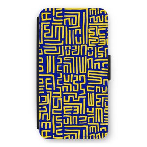 Majorelle Blue Print: iPhone 12 mini Flip Hoesje