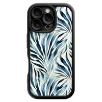 iPhone 16 Pro zwarte case - Japandi waves