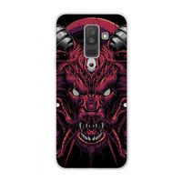 Hell Hound and Serpents: Samsung Galaxy A6 Plus (2018) Transparant Hoesje