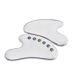 magnetisch gua sha-gereedschap roestvrijstalen schraper gezichtsmassage facelift huidverstrakking koeling metalen contour vermindert wallen Lightinthebox