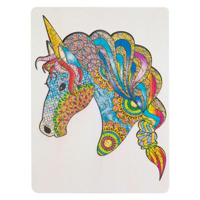 Creative Craft Group Houten legpuzzel eenhoorn, 137st.