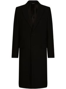 Dolce & Gabbana manteau à simple boutonnage - Noir