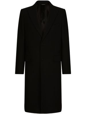 Dolce & Gabbana manteau à simple boutonnage - Noir