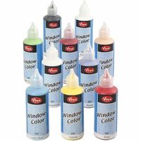 Crea Sticker- en glasverf - set van 10 k Sticker