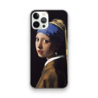 The Pearl Earring: iPhone 12 Pro Transparant Hoesje