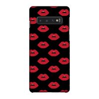 Lips: Samsung Galaxy S10 4G Volledig Geprint Hoesje