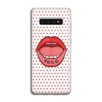 Yolo Denise: Samsung Galaxy S10 4G Transparant Hoesje