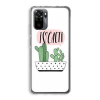 I love cacti: Xiaomi Redmi Note 10 Pro Transparant Hoesje