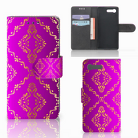 Wallet Case Sony Xperia X Compact Barok Roze