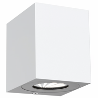 Buitenlamp vierkant Up down &apos;Canto kubi 2&apos; Nordlux 2x6W warm wit