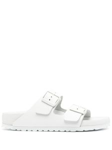 Birkenstock claquettes Arizona en cuir - Blanc