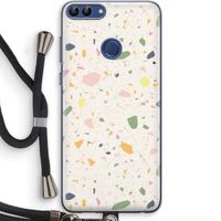 Terrazzo N°21: Huawei P Smart (2018) Transparant Hoesje met koord