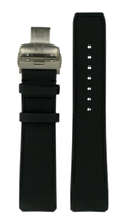 Horlogeband Tissot T091420A T-Touch Expert Solar / T610034733 / T600035305 Leder Zwart 22mm