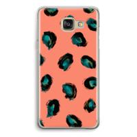 Pink Cheetah: Samsung Galaxy A5 (2016) Transparant Hoesje - thumbnail