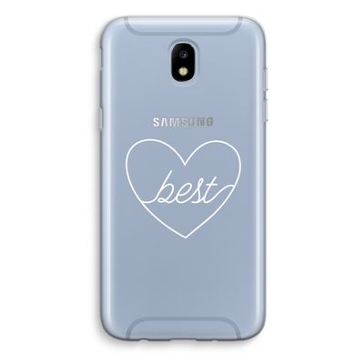 Best heart pastel: Samsung Galaxy J5 (2017) Transparant Hoesje